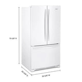 36-Inch Wide Counter-Depth French Door Bottom Mount Refrigerator - 20 cu. ft. - (WRFC2036RW)
