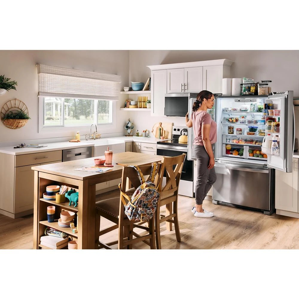 36-Inch Wide Counter-Depth French Door Bottom Mount Refrigerator - 20 cu. ft. - (WRFC2036RW)