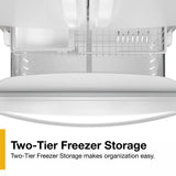 36-Inch Wide Counter-Depth French Door Bottom Mount Refrigerator - 20 cu. ft. - (WRFC2036RW)