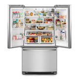 36-Inch Wide Counter-Depth French Door Bottom Mount Refrigerator - 20 cu. ft. - (WRFC2036RZ)