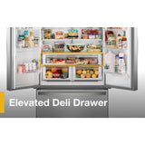 36-Inch Wide Counter-Depth French Door Bottom Mount Refrigerator - 20 cu. ft. - (WRFC2036RZ)