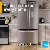 36-Inch Wide Counter-Depth French Door Bottom Mount Refrigerator - 20 cu. ft. - (WRFC2036RZ)