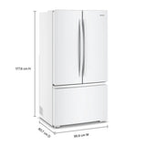 36-inch Wide True Counter Depth 3-Door French Door Refrigerator - 24 cu. ft. - (WRFC3036RW)