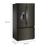 36-inch Wide French Door Refrigerator with In-Door Water & Ice - 23 cu. ft. - (WRFC5036RV)