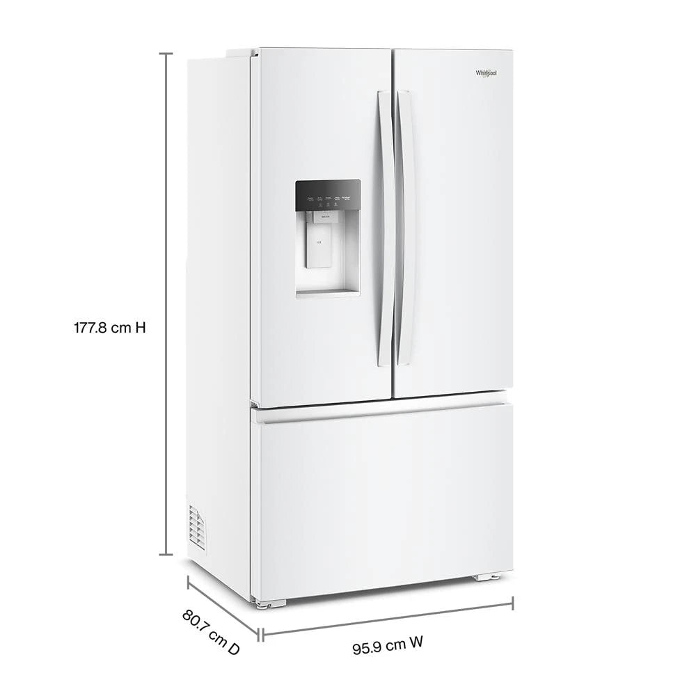 36-inch Wide French Door Refrigerator with In-Door Water & Ice - 23 cu. ft. - (WRFC5036RW)