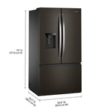 36" 30 Cu. Ft. French-Door Refrigerator with Ice and Water - (WRFF3536SV)