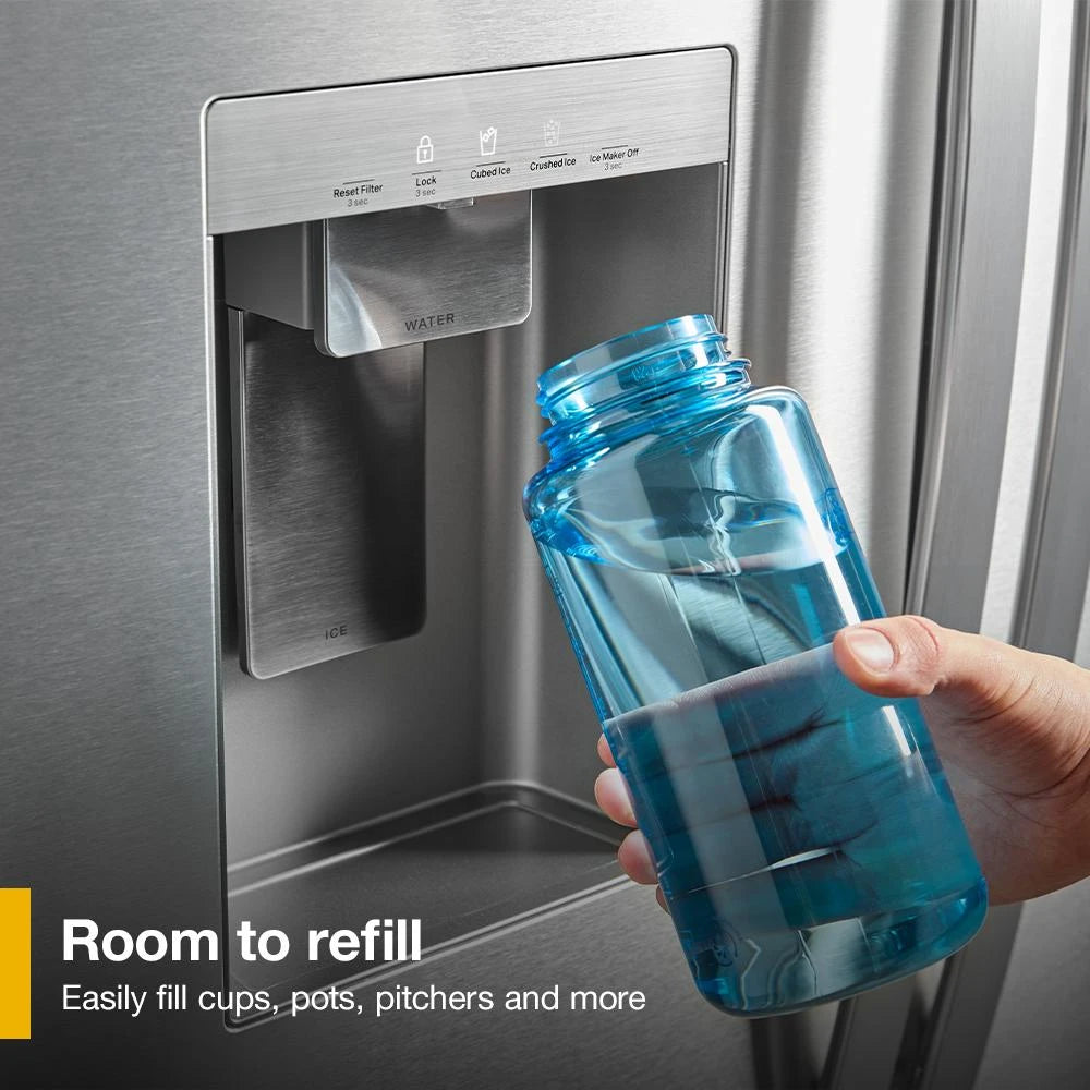 36-Inch French Door Refrigerator with Dual Ice Makers - (WRFF3736SV)