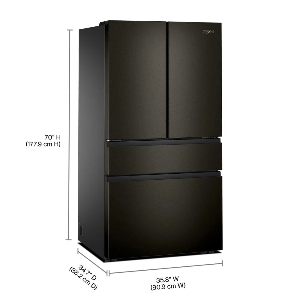 Whirlpool® 30 Cu. Ft. Family-Sized Capacity French Door Refrigerator with Flexible Temperature Drawer - (WRMF3336SV)