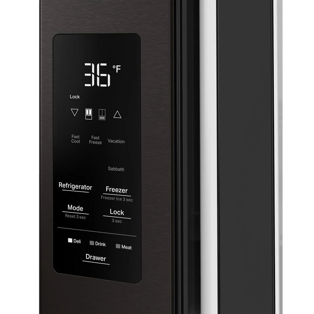 Whirlpool® 29 Cu. Ft. Family-Sized Capacity French Door Refrigerator with Flexible Temperature Drawer - (WRMF3536SV)