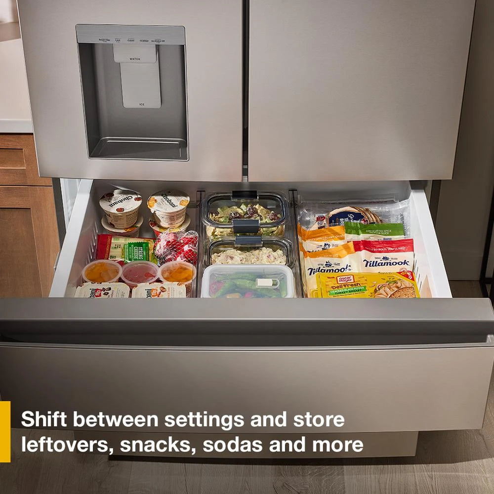 Whirlpool® 29 Cu. Ft. Family-Sized Capacity French Door Refrigerator with Flexible Temperature Drawer - (WRMF3536SZ)