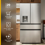 Whirlpool® 29 Cu. Ft. Family-Sized Capacity French Door Refrigerator with Flexible Temperature Drawer - (WRMF3536SZ)