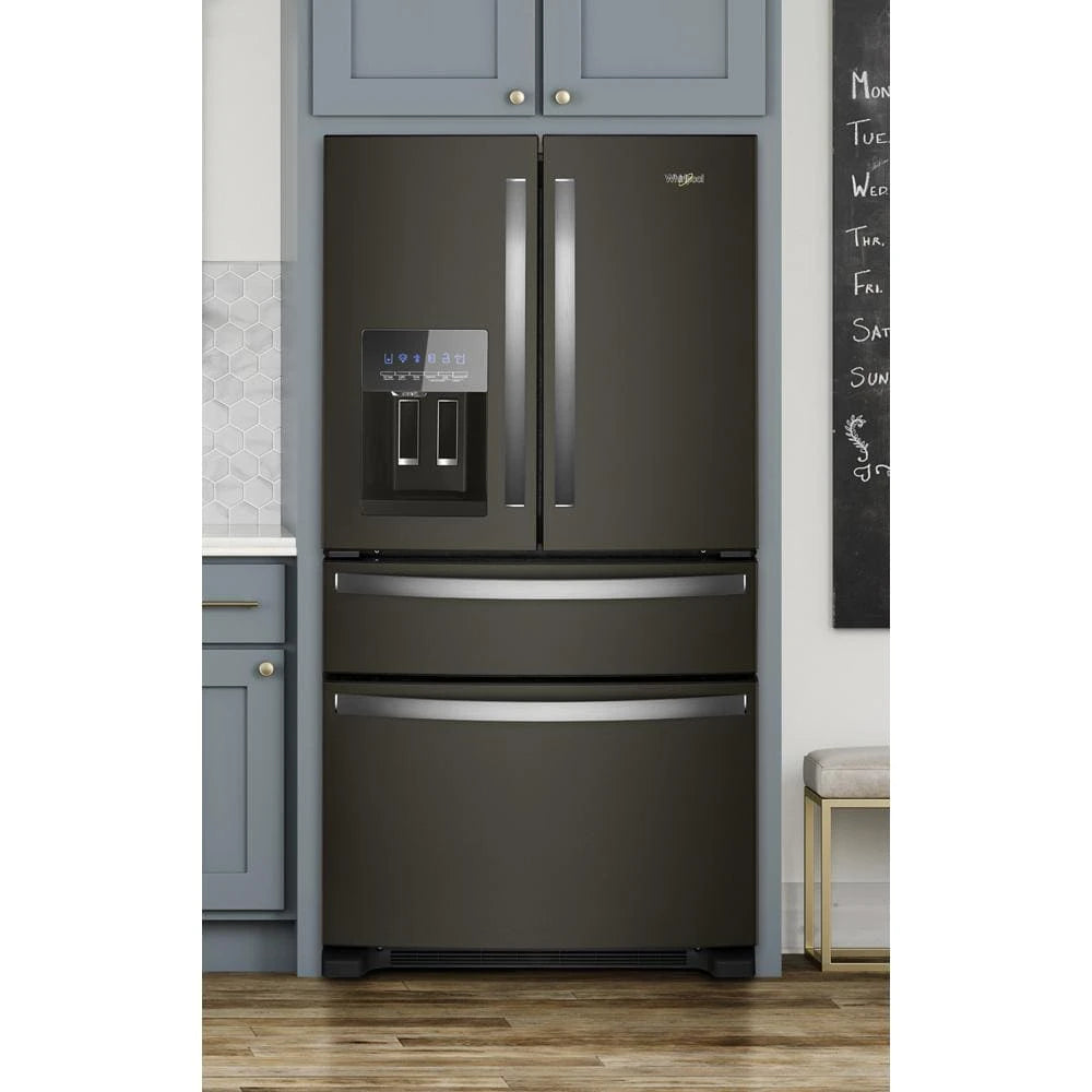 36-Inch Wide French Door Bottom Mount Refrigerator - 25 cu. ft. - (WRMF3636RV)