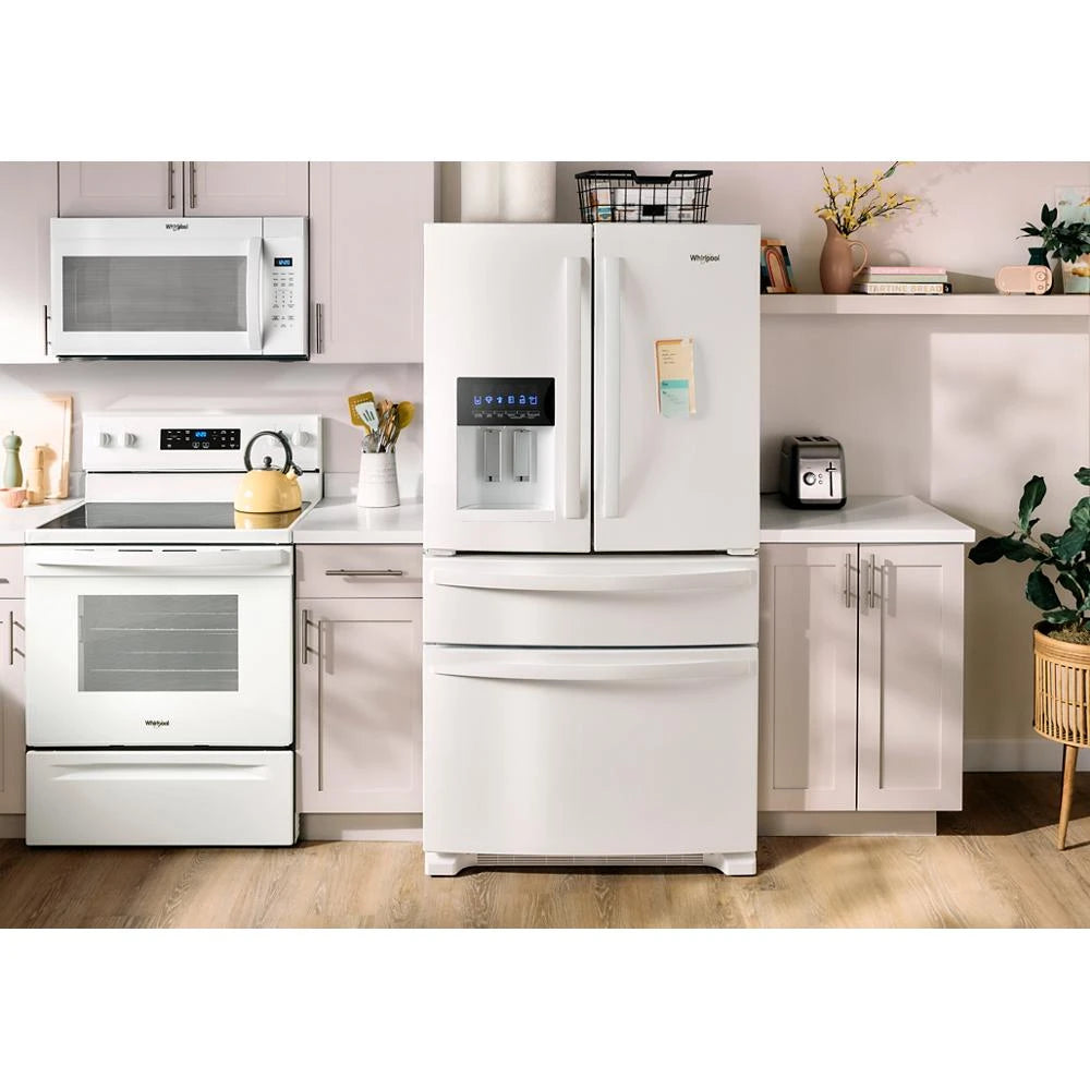 36-Inch Wide French Door Bottom Mount Refrigerator - 25 cu. ft. - (WRMF3636RW)