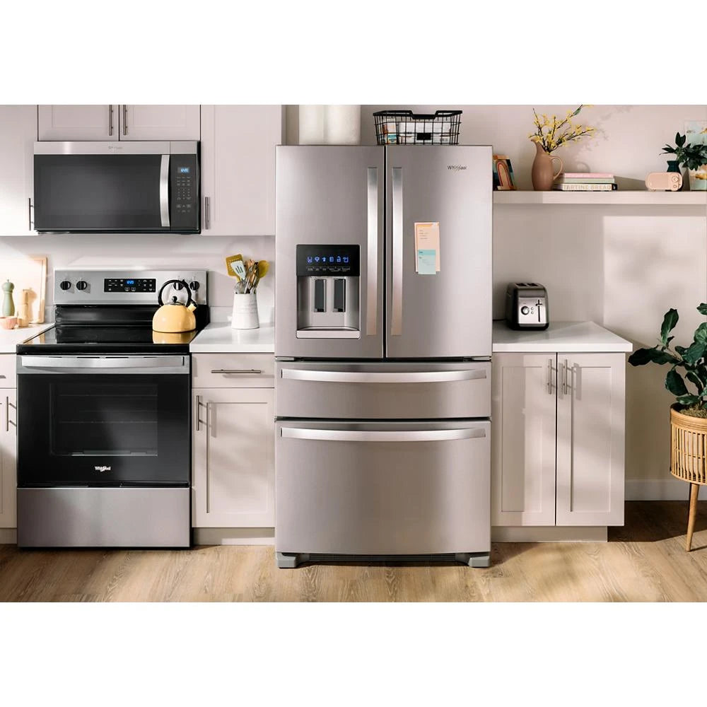 36-Inch Wide French Door Bottom Mount Refrigerator - 25 cu. ft. - (WRMF3636RZ)