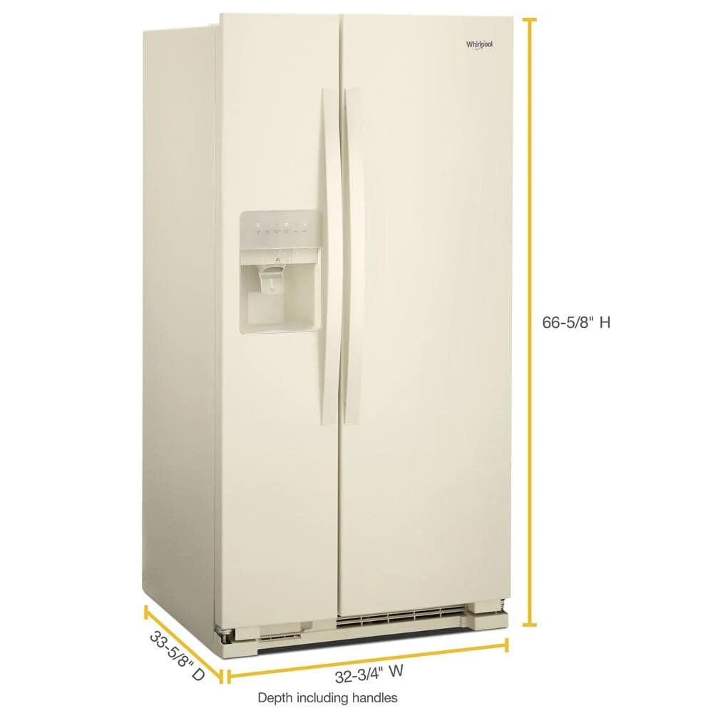 33-inch Wide Side-by-Side Refrigerator - 21 cu. ft. - (WRS311SDHT)