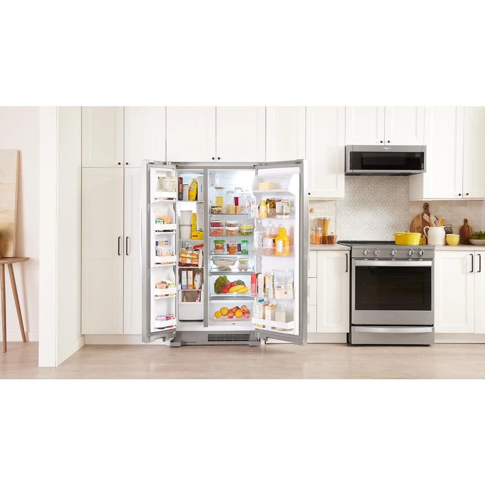 33-inch Wide Side-by-Side Refrigerator - 22 cu. ft. - (WRS312SNHM) - WHIRLPOOL