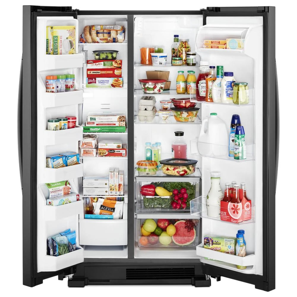36-inch Wide Side-by-Side Refrigerator - 25 cu. ft. - (WRS315SNHB) - WHIRLPOOL