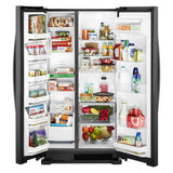 36-inch Wide Side-by-Side Refrigerator - 25 cu. ft. - (WRS315SNHB) - WHIRLPOOL
