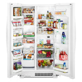 36-inch Wide Side-by-Side Refrigerator - 25 cu. ft. - (WRS315SNHW) - WHIRLPOOL