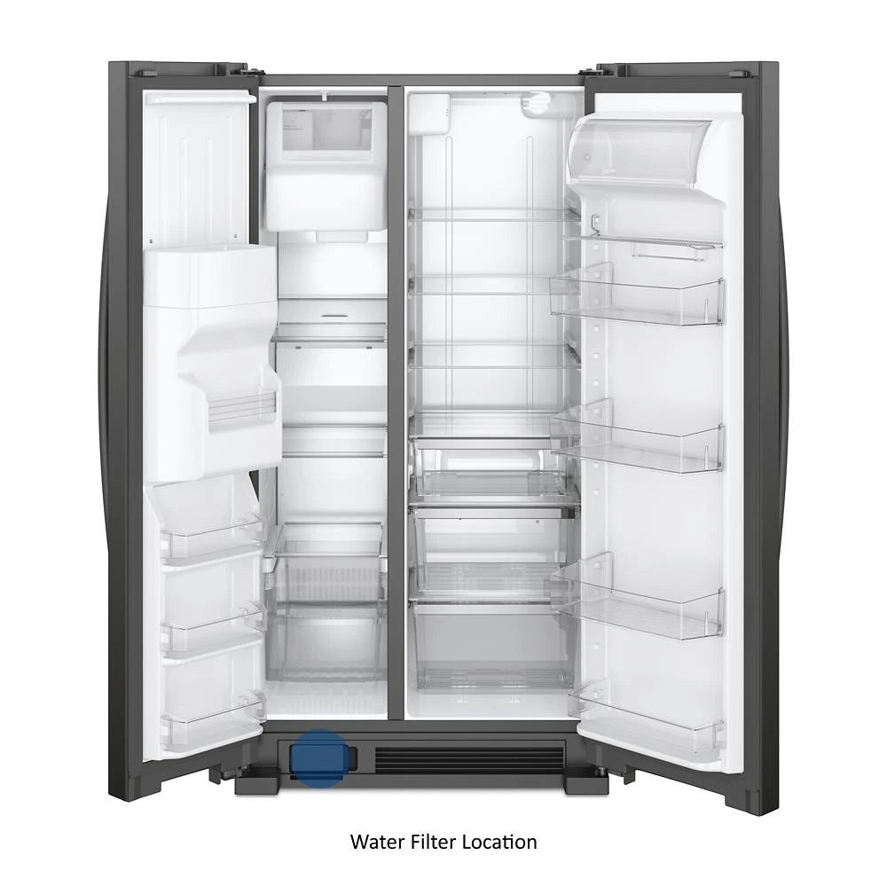 33-inch Wide Side-by-Side Refrigerator - 21 cu. ft. - (WRS321SDHB) - WHIRLPOOL