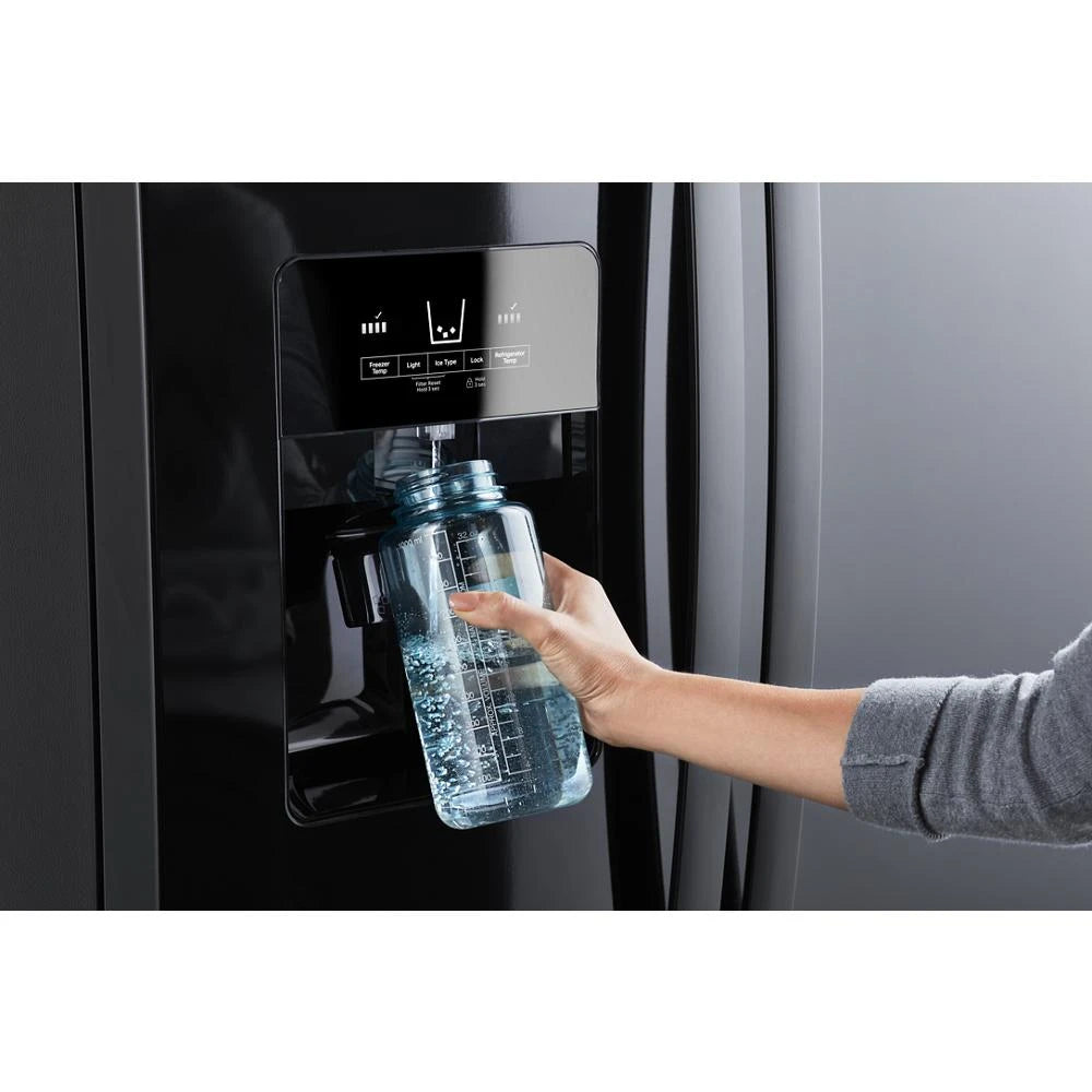 36-inch Wide Side-by-Side Refrigerator - 25 cu. ft. - (WRS325SDHB)