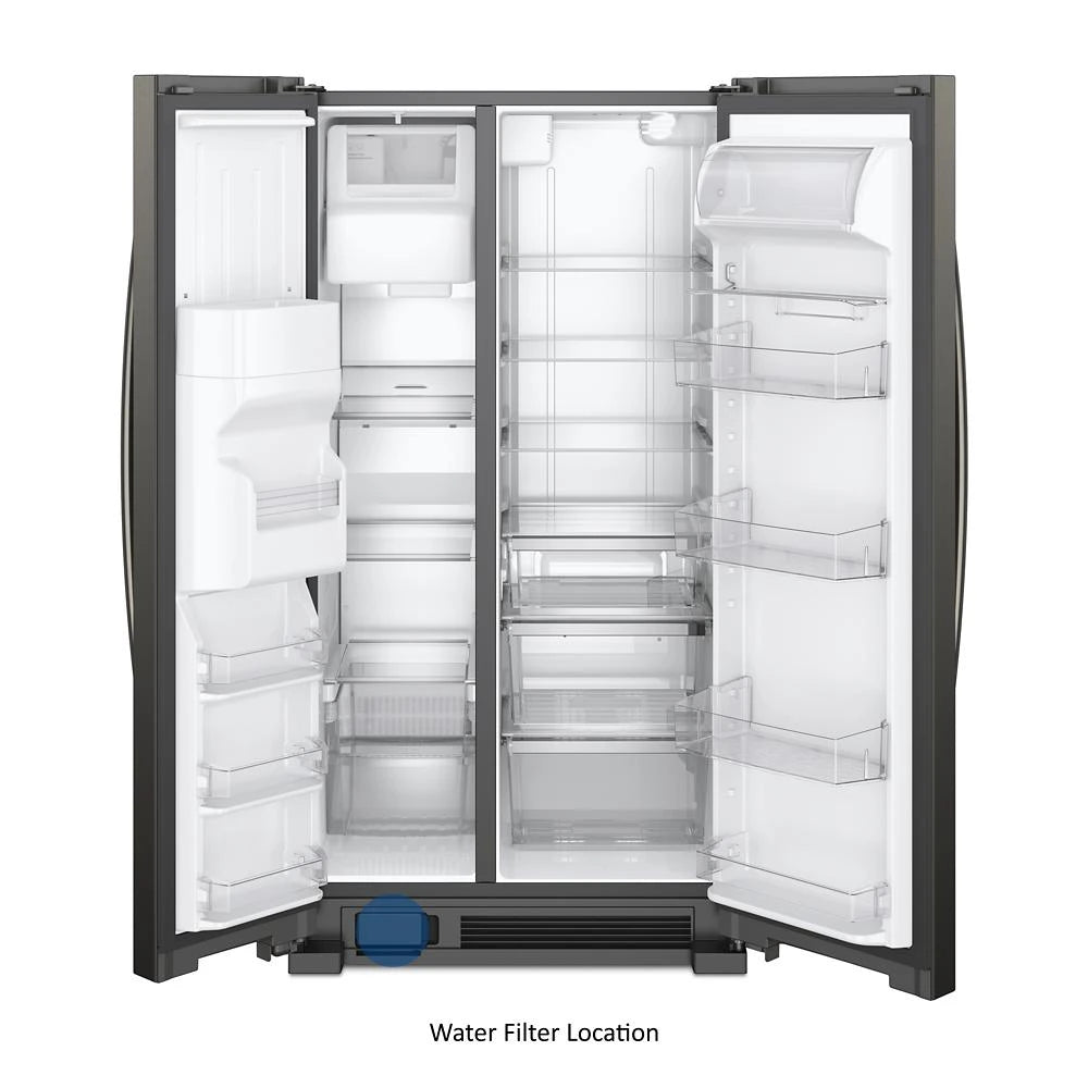 36-inch Wide Side-by-Side Refrigerator - 25 cu. ft. - (WRS325SDHV) - WHIRLPOOL