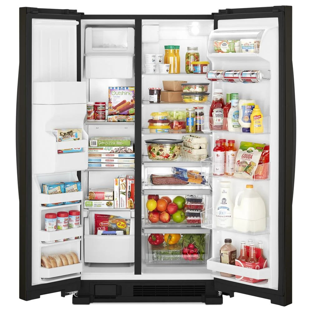36-inch Wide Side-by-Side Refrigerator - 25 cu. ft. - (WRS325SDHV) - WHIRLPOOL