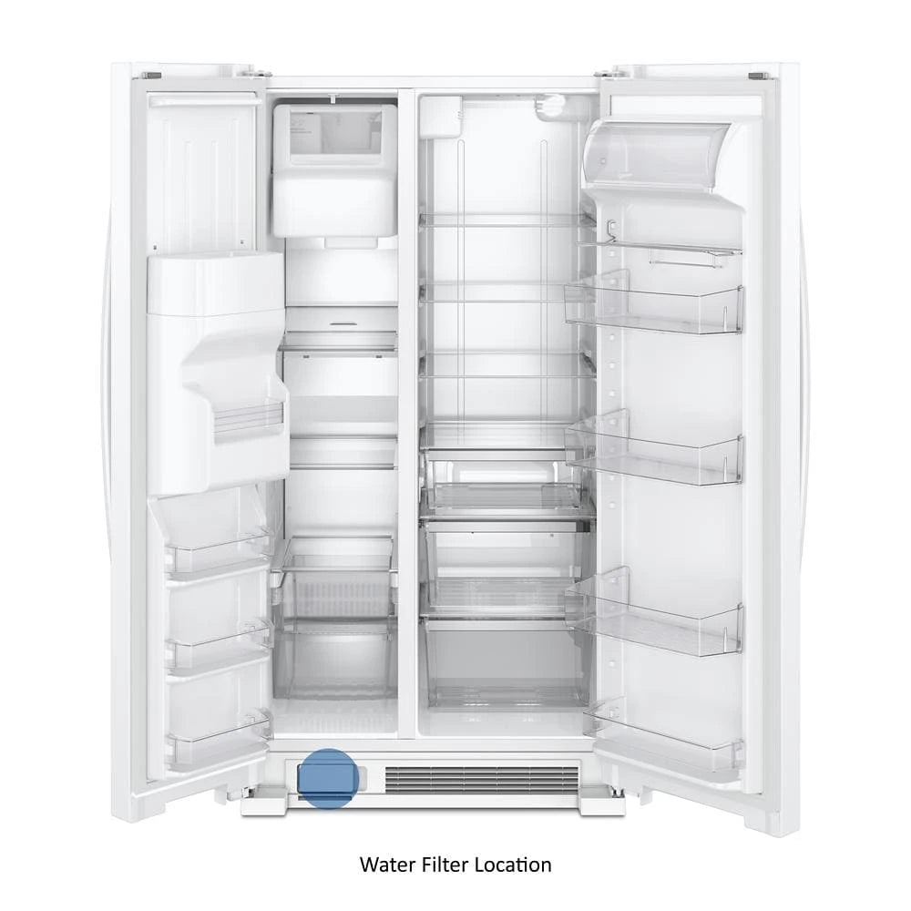 36-inch Wide Side-by-Side Refrigerator - 25 cu. ft. - (WRS325SDHW)