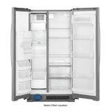 33-inch Wide Side-by-Side Refrigerator - 21 cu. ft. - (WRS331SDHM) - WHIRLPOOL