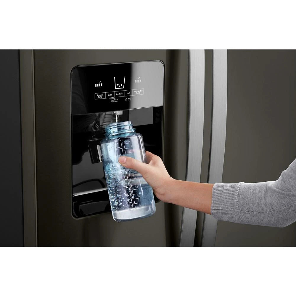 36-inch Wide Side-by-Side Refrigerator - 25 cu. ft. - (WRS555SIHV)