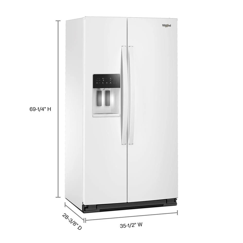 36-inch Wide Side-by-Side Refrigerator - 21 cu. ft. - (WRSC5536RW)