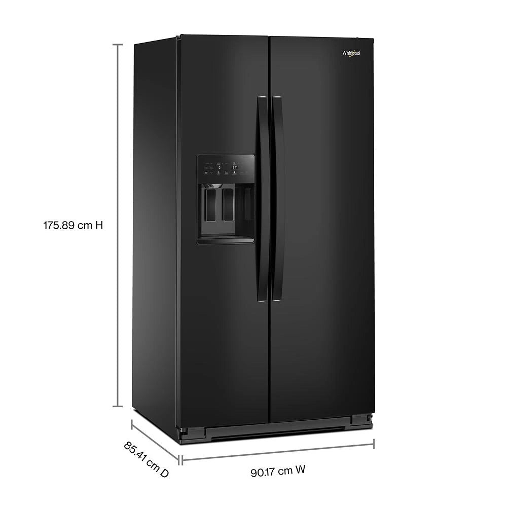36-inch Wide Side-by-Side Refrigerator - 28 cu. ft. - (WRSF5536RB)