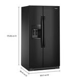 36-inch Wide Side-by-Side Refrigerator - 28 cu. ft. - (WRSF5536RB)