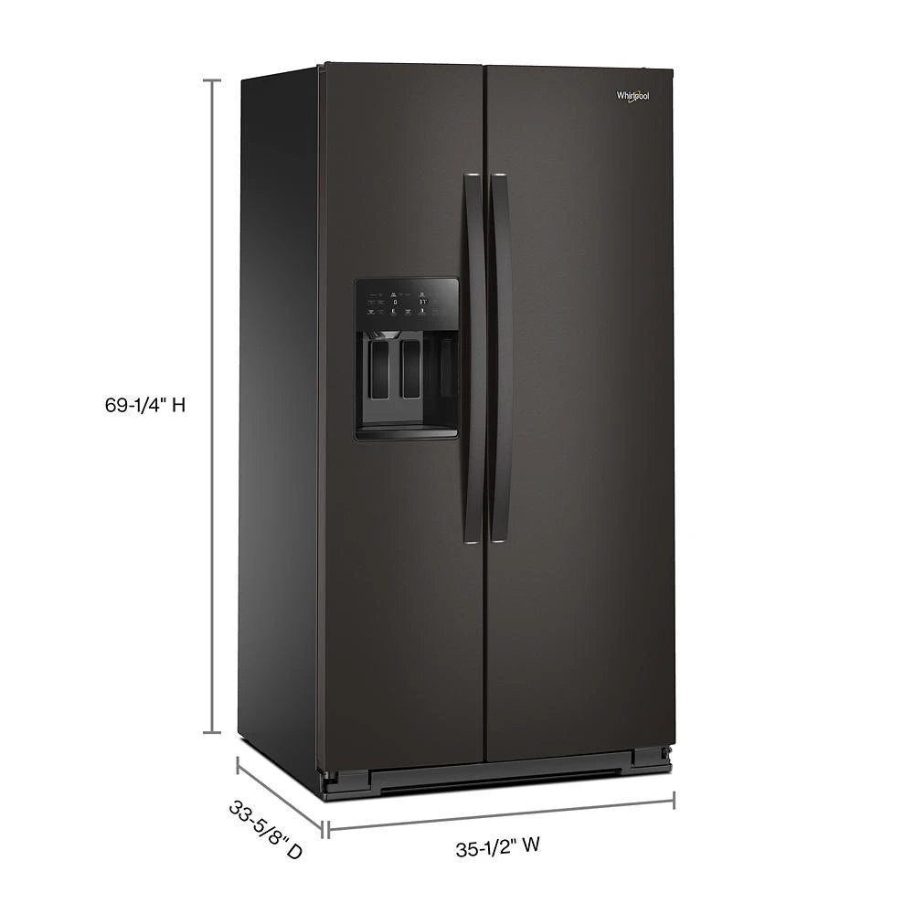 36-inch Wide Side-by-Side Refrigerator - 28 cu. ft. - (WRSF5536RV)