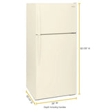 28-inch Wide Top Freezer Refrigerator - 14 Cu. Ft. - (WRT104TFDT)