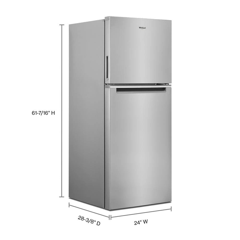 24-inch Wide Small Space Top-Freezer Refrigerator - 11.6 cu. ft. - (WRT112CZJZ) - WHIRLPOOL