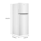 24-inch Wide Small Space Top-Freezer Refrigerator - 12.9 cu. ft. - (WRT313CZLW) - WHIRLPOOL