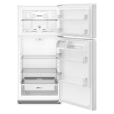 28-inch Wide Top Freezer Refrigerator with Total Coverage Cooling- 14.3 Cu. Ft. - (WRTX3114TW) -