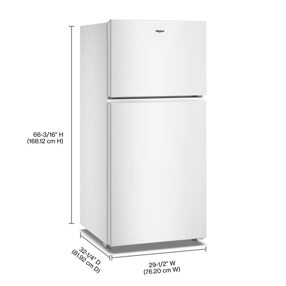30-inch Wide Top Freezer Refrigerator - 19 cu. ft. - (WRTX3119SW)