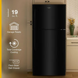 Whirlpool® 29.5-inch Wide Top Freezer Refrigerator with Total Coverage Cooling- 19.2 Cu. Ft. - (WRTX7419SB)