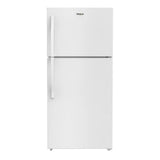 Whirlpool® 29.5-inch Wide Top Freezer Refrigerator with Total Coverage Cooling- 19.2 Cu. Ft. - (WRTX7419SW)