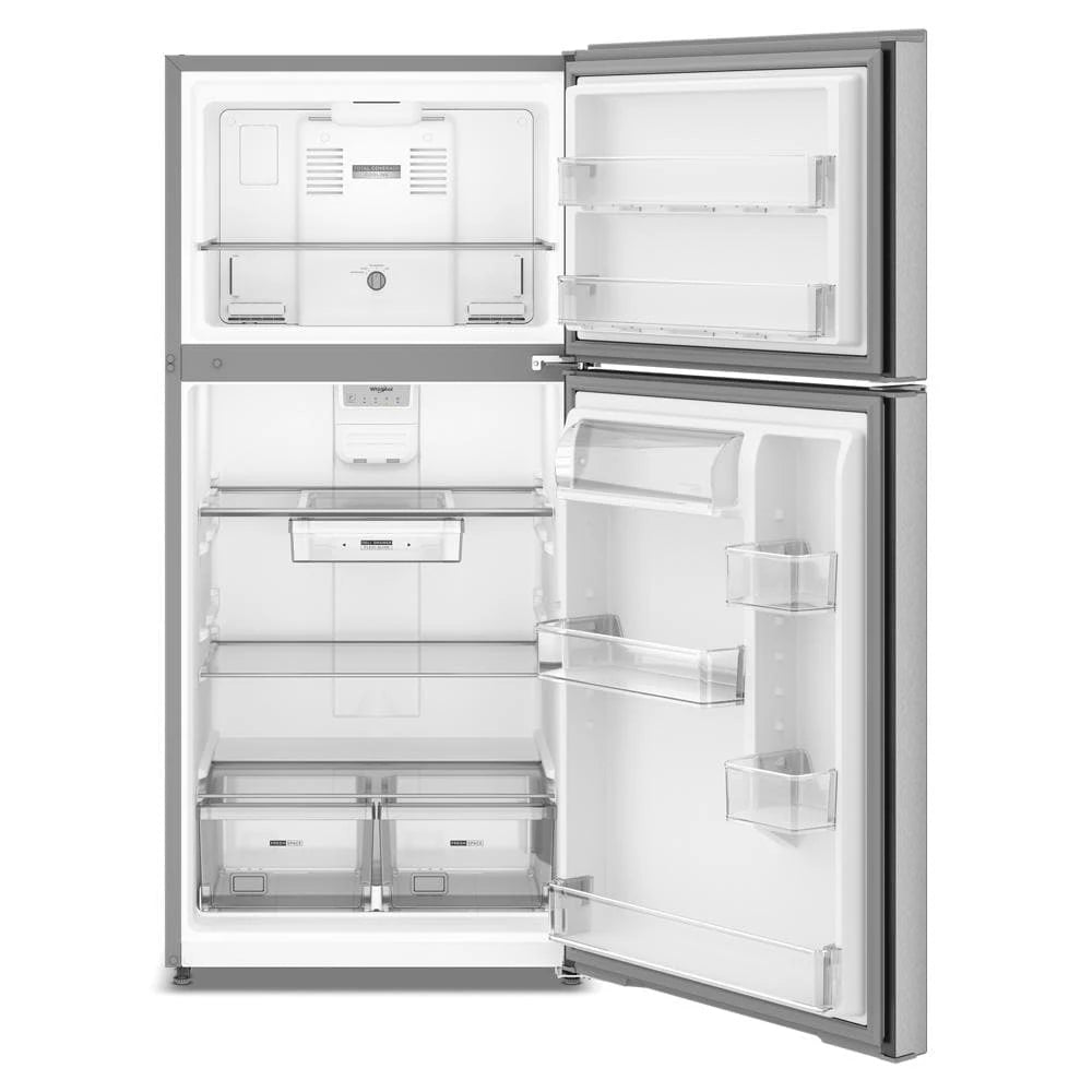 Whirlpool® 29.5-inch Wide Top Freezer Refrigerator with Total Coverage Cooling- 19.2 Cu. Ft. - (WRTX7419SZ)