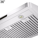 36″ Under 503 60 dB 4 LED x 2 6″ / 7″ vertical 2 / 21 - (WS2336SS) -