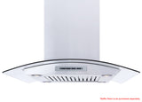 30" - Stainless Steel Island Hood - (WS68N30SS)