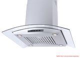 30" - Stainless Steel Island Hood - (WS68N30SS)