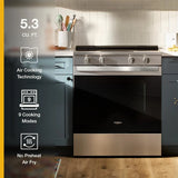 30" Electric Slide-In Range with Air Fry - (WSES5030SV)