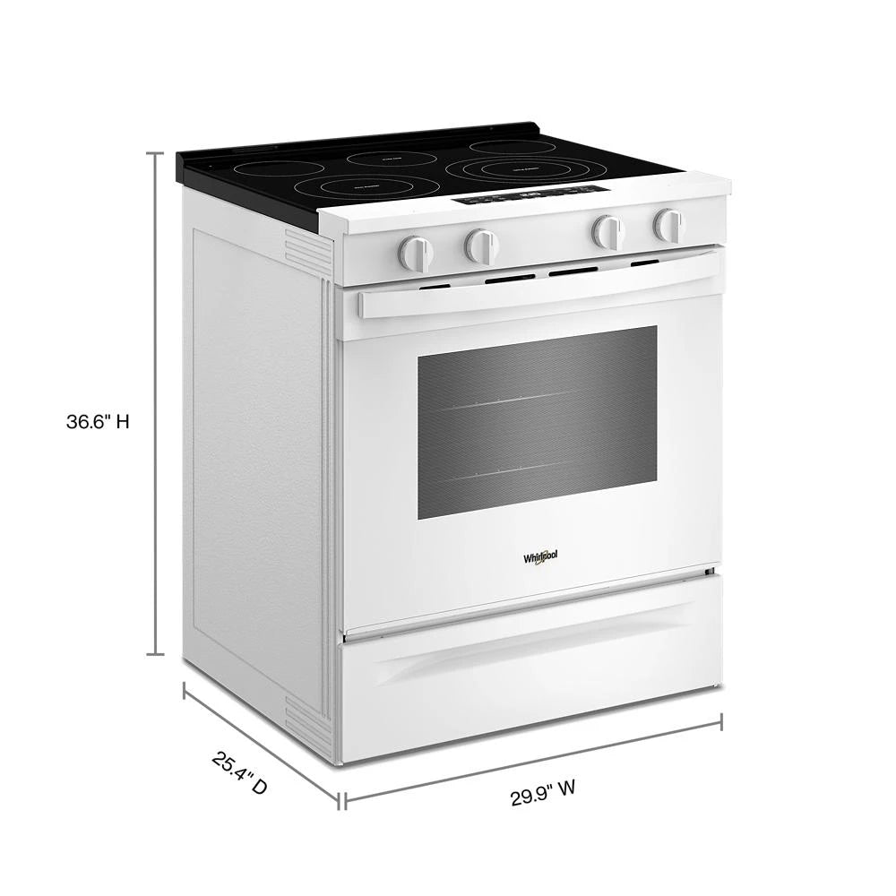 30" Electric Slide-In Range with Air Fry - (WSES5030SW)