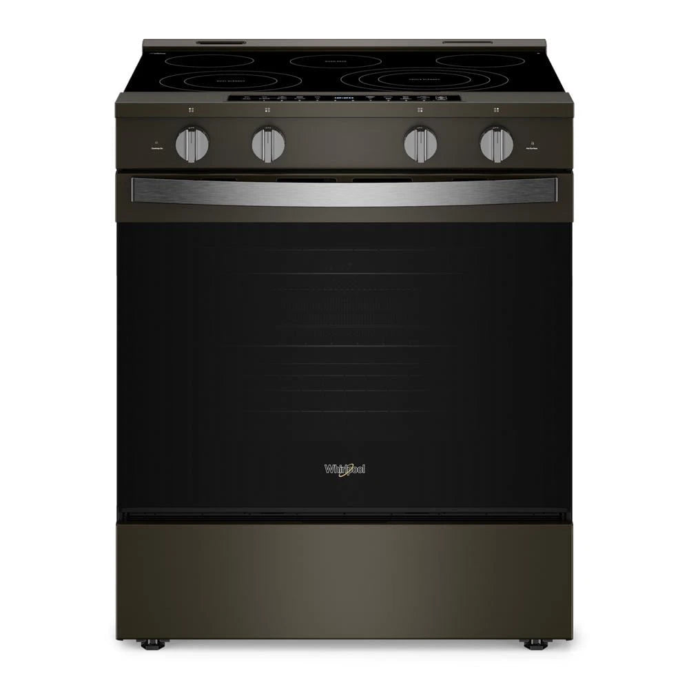 30-inch Smart Slide in Electric Range with Air Cooking Technology, No Preheat Air Fry, WipeClean™ Coating, Steam/Self Clean and High Speed Preheat - (WSES7530RV)