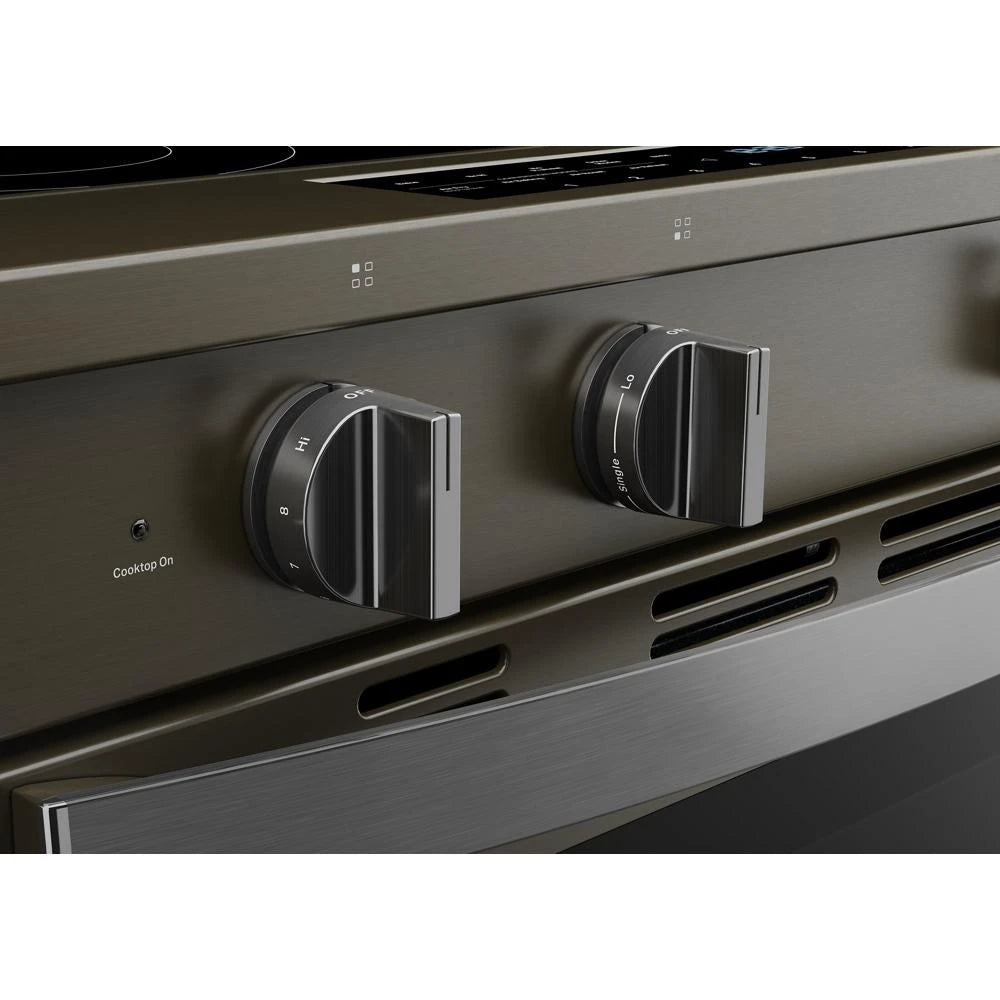 30-inch Smart Slide in Electric Range with Air Cooking Technology, No Preheat Air Fry, WipeClean™ Coating, Steam/Self Clean and High Speed Preheat - (WSES7530RV)