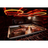 30-inch Smart Slide in Electric Range with Air Cooking Technology, No Preheat Air Fry, WipeClean™ Coating, Steam/Self Clean and High Speed Preheat - (WSES7530RZ)